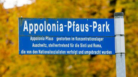 Der Appolonia-Pfaus-Park in Bochum, 14.11.2016