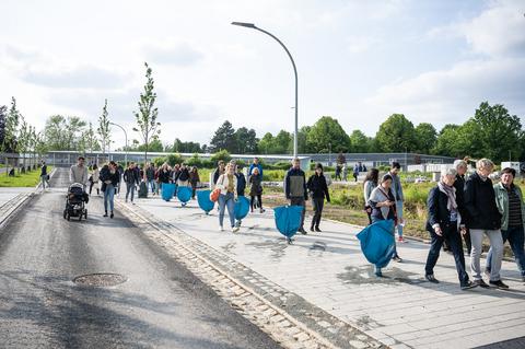 Menschen im Ostpark