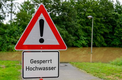 Hochwasser an der Ruhr