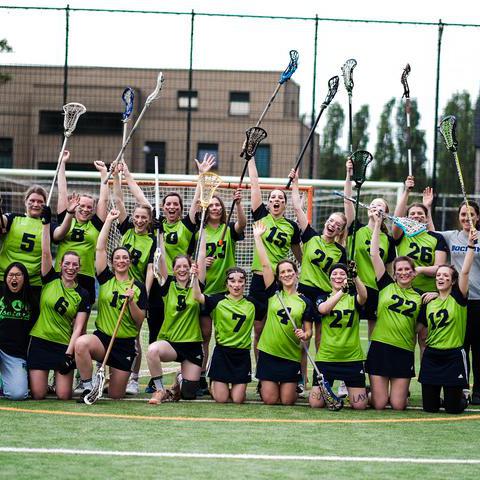 Lacrosse-Spielerinnen von Bochum Lacrosse e.V.