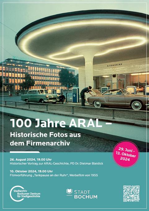 Plakat 100 Jahre ARAL – Ausstellung