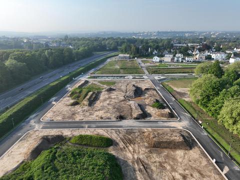 : Mit dem Abschluss der Erschließungsarbeiten östlich des historischen Friedhofs in Altenbochum ist nun auch der letzte Teilbereich im Quartier Feldmark im OSTPARK erschlossen.