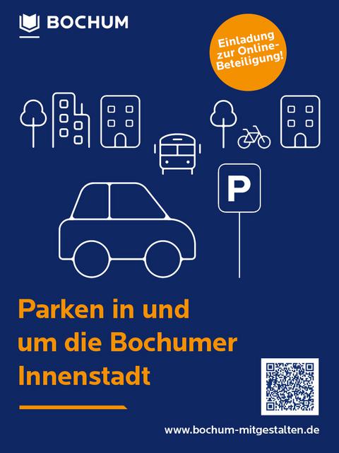 Plakat Online Beteiligung Parkraumkonzept