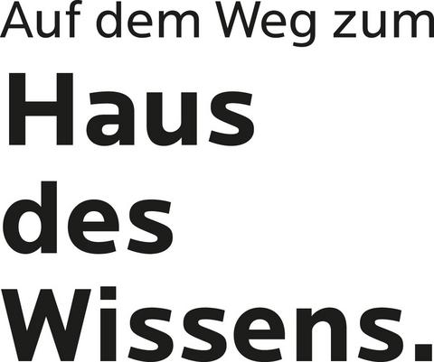 Haus des Wissens Schriftzug