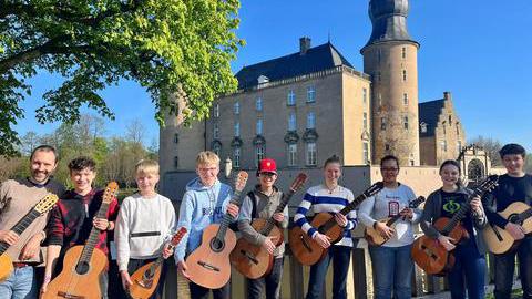 Gruppenfoto des Zupforchester SchlagSaite